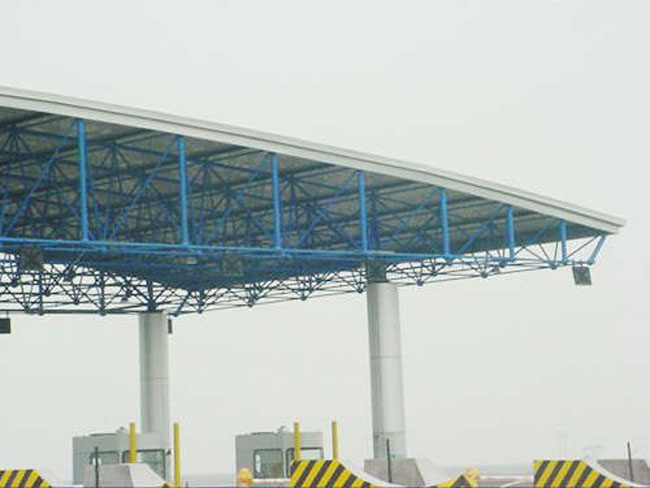 山东收费站网架工程